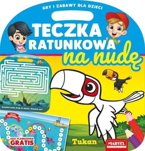 Teczka ratunkowa na nudę - tukan, praca zbiorowa
