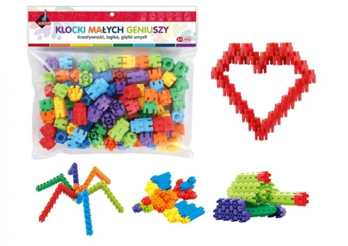Klocki - puzzle 100 elementów, Askato