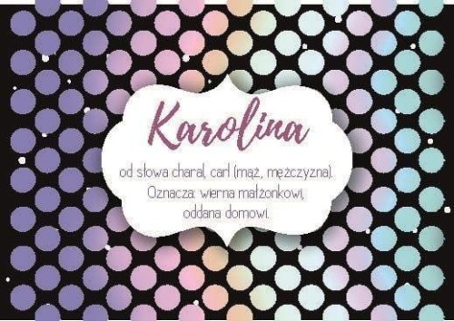 Magnes Imiona - Karolina, Szaron