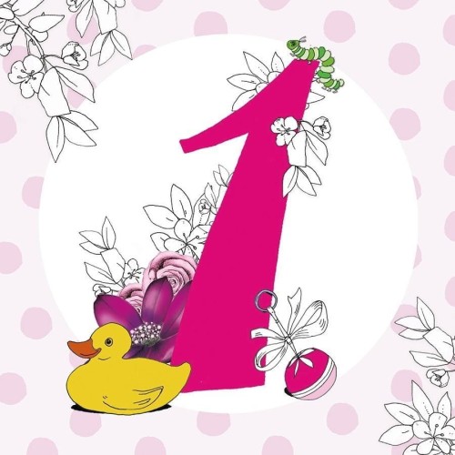 Karnet Swarovski kwadrat CL1428 Roczek dziewczynka