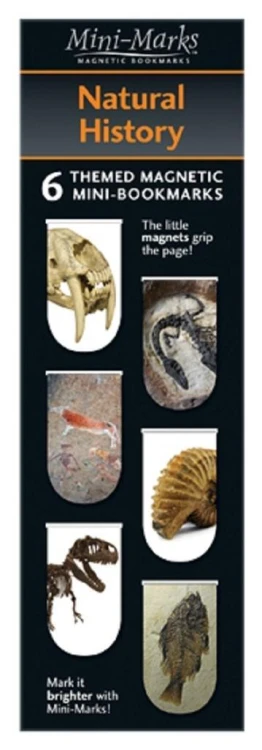 Zakładki magnetyczne Natural History 6 sztuk, IF