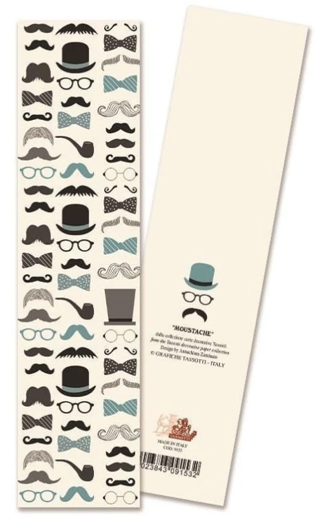 Zakładka do książki Moustache opakowanie 2 sztuki