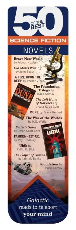 50 BEST - Science Fiction - magnetyczna zakładka d