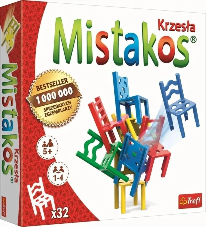 Mistakos Krzesła wersja 4-osobowa TREFL, Trefl