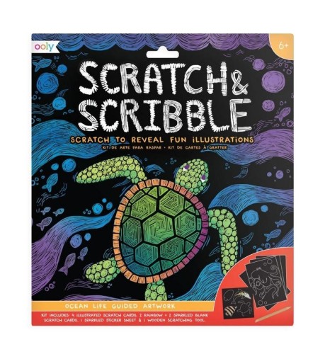 Zdrapywanki Scratch &amp; Scribble Podwodny świat