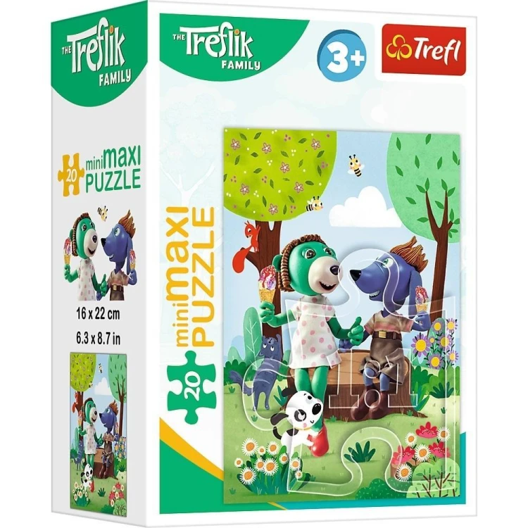 Puzzle 20 miniMaxi Dzień Treflików 1 TREFL, Trefl