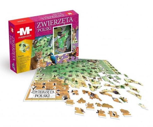 Mappuzzle - Zwierzęta Polski, Demart
