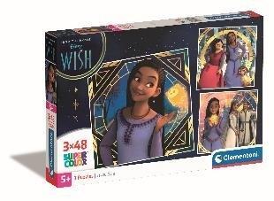 Puzzle 3x48 Super Kolor Wish, Clementoni