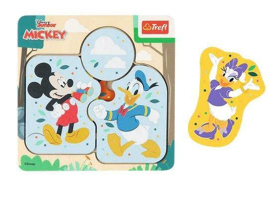 Puzzle drewniane Mickey Mouse &amp; Friends 6el TREFL