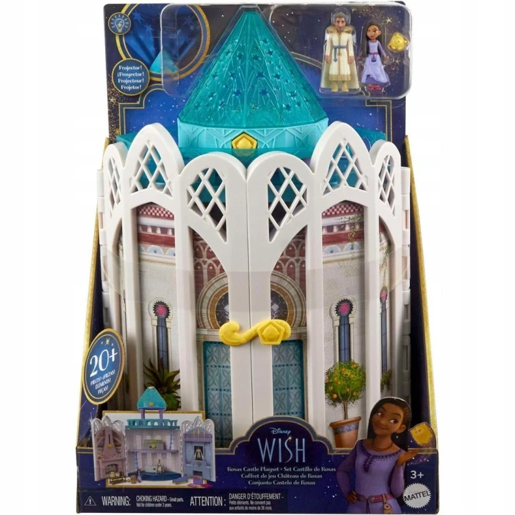 Disney Życzenie Zamek w Rosas HPX38, Mattel