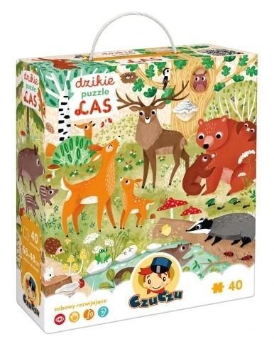 CzuCzu Dzikie puzzle Las 3+, Bright Junior Media