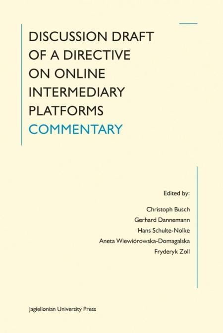Discussion Draft of a Directive on Online...