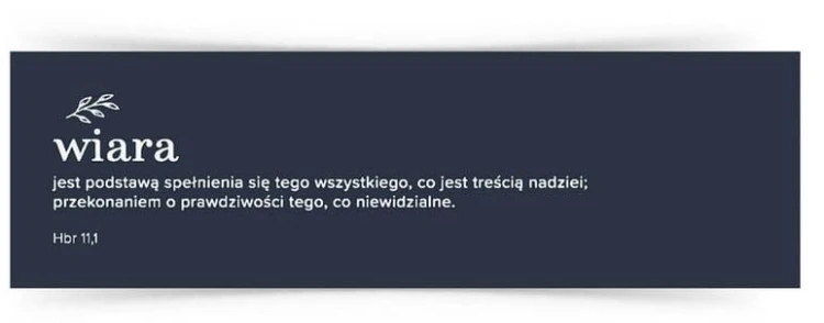 Zakładka duża - Wiara jest, Szaron