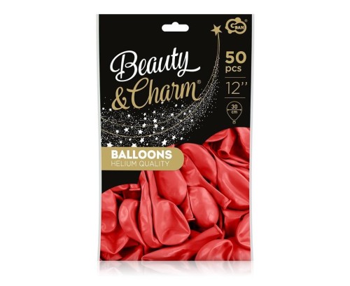 Balony Beauty&amp;Charm metaliczne 30cm 50szt