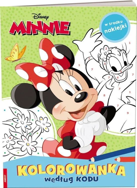 Minnie. Kolorowanka według kodu, praca zbiorowa