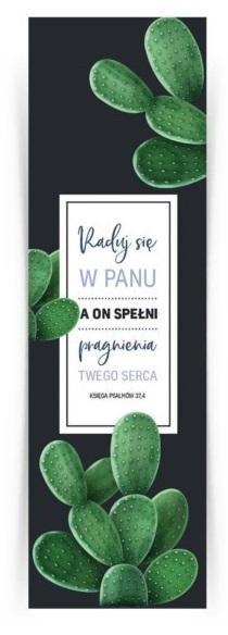 Zakładka duża - Raduj się w Panu..., Szaron