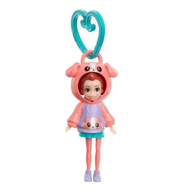 Polly Pocket Lalka zawieszka Lila 7,5cm, Mattel