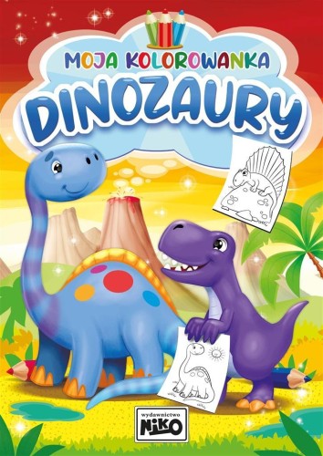 Moja kolorowanka. Dinozaury, Artur Rajch