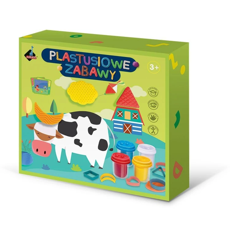 Plastusiowe zabawy - geometryczne kształty, Askato