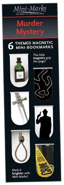 Zakładki magnetyczne Murder Mystery 6 sztuk, IF