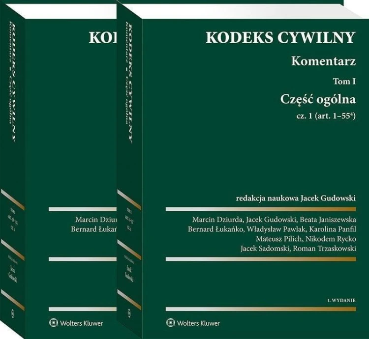 Kodeks cywilny T.1-2 Część ogólna, praca zbiorowa