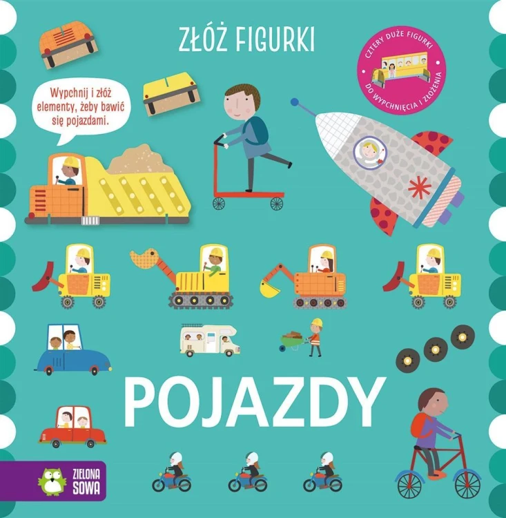 Złóż figurki. Pojazdy, Sally Payne