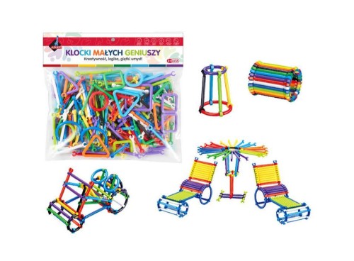 Klocki - puzzle 173 elementów zestaw 1, Askato