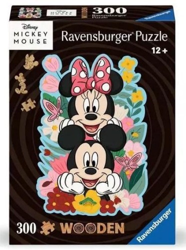 Puzzle drewniane 300 Disney Myszka Mickey &amp; Minnie