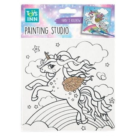 Zestaw do malowania Canvas Unicorn Rainbow, STnux