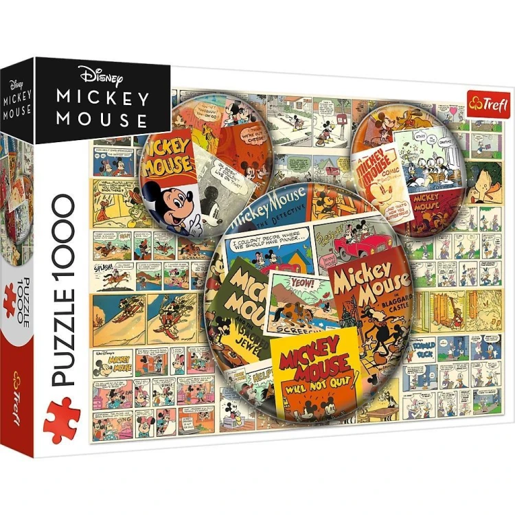 Puzzle 1000 Komiksowa Myszka Miki TREFL, Trefl