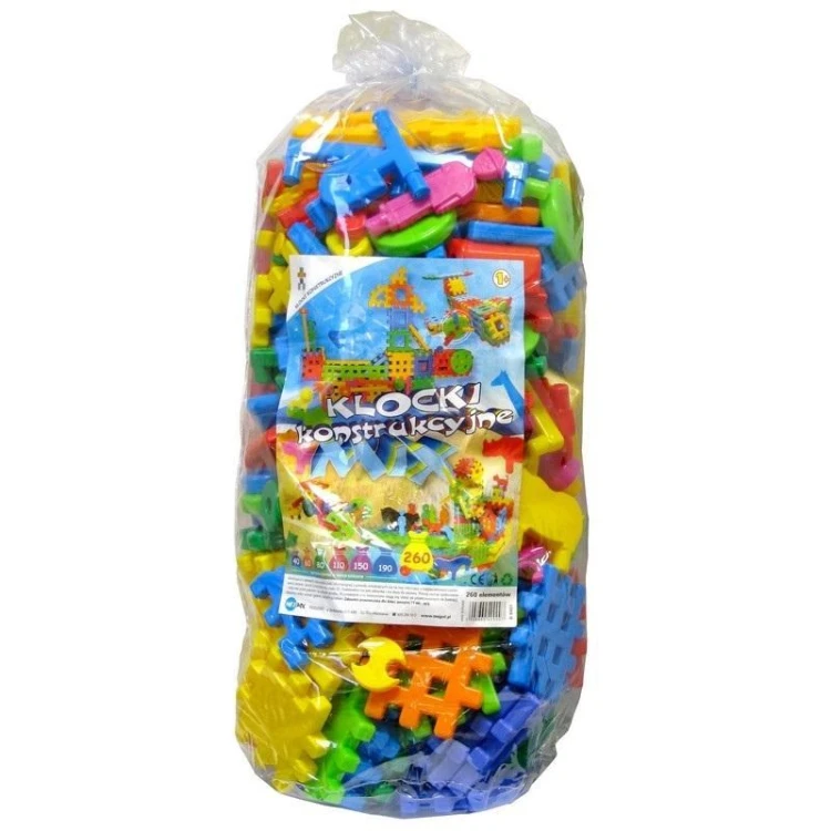 Klocki konstrukcyjne 260el, Macyszyn Toys