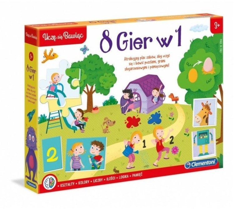 Edukacyjny zestaw 8w1, Clementoni