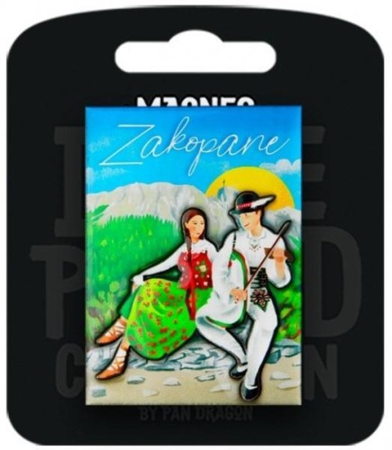 Magnes I love Poland Zakopane, Pan Dragon