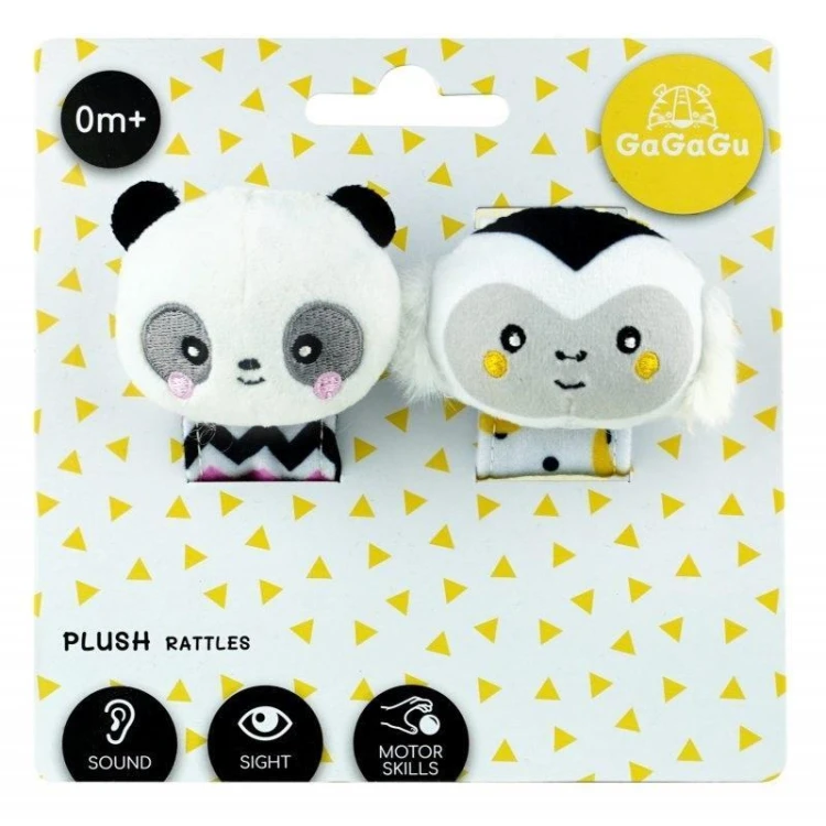 Grzechotka Panda Małpka GaGaGu, TM Toys