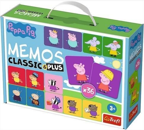 Memo Classic&amp;Plus Świnka Peppal TREFL