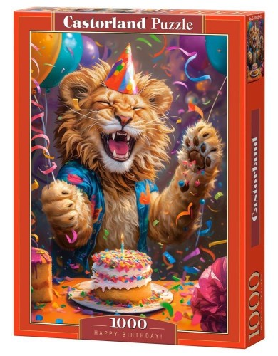 Puzzle 1000 Happy Birthday! CASTOR, Castorland