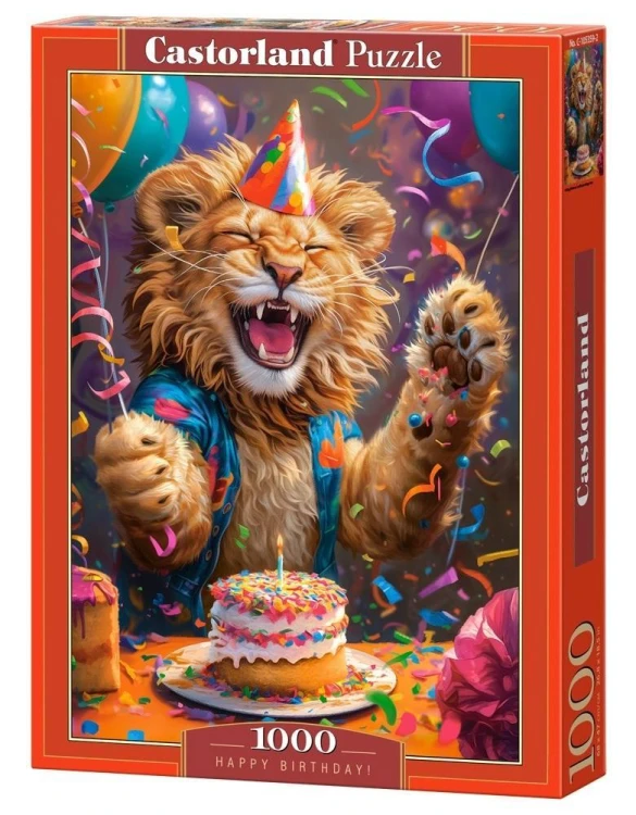 Puzzle 1000 Happy Birthday! CASTOR, Castorland