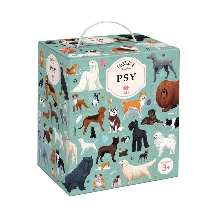 Puzzlove CzuCzu Psy 40el., Bright Junior Media