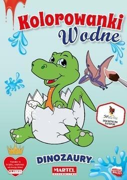 Kolorowanka wodna Dinozaury, praca zbiorowa