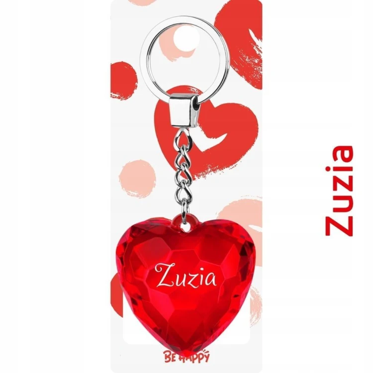 Brelok serce Zuzia, Be-Happy Gifts