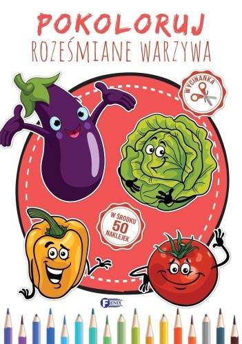 Pokoloruj Roześmiane Warzywa, praca zbiorowa