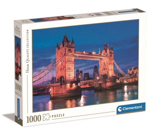 Puzzle 1000 HQ Tower Bridge At Night, Clementoni