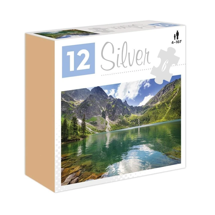 Puzzle 6 Morskie Ogo Silver ALEX, Silver