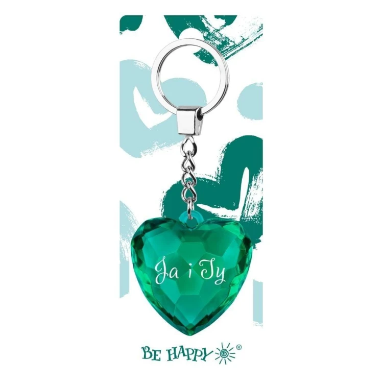 Brelok serce Ja i Ty, Be-Happy Gifts