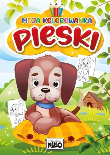 Moja kolorowanka. Pieski, Artur Rajch
