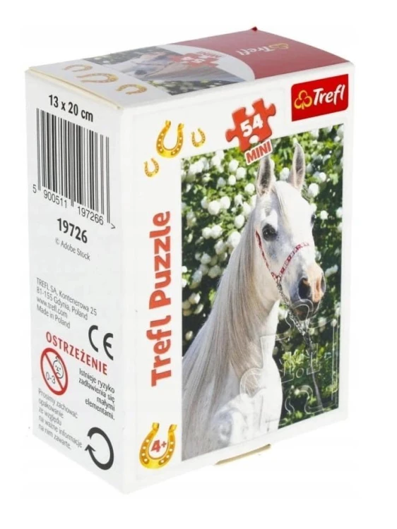 Puzzle 54 mini Świat koni 3 TREFL, Trefl