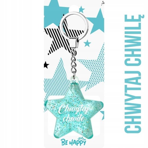 Brelok Gwiazdka Chwytaj chwilę, Be-Happy Gifts