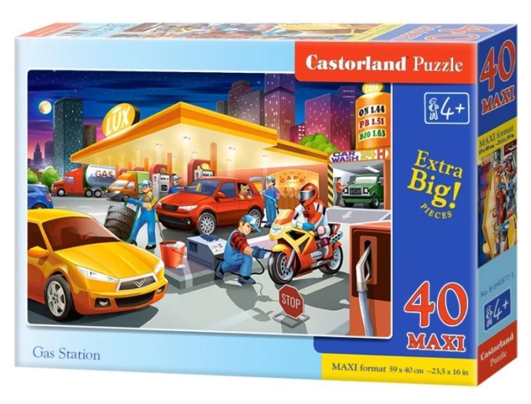 Puzzle 40 maxi - Gas Station CASTOR, Castorland