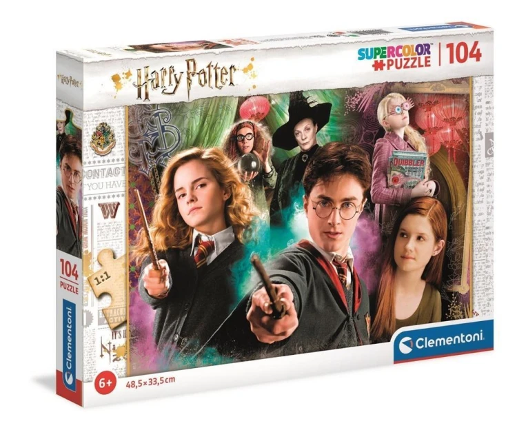 Puzzle 104 Super Kolor Harry Potter, Clementoni