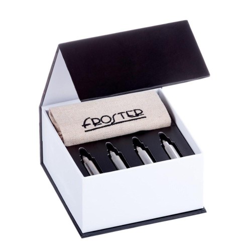 Pociski do drinków metalowe srebrne, Froster